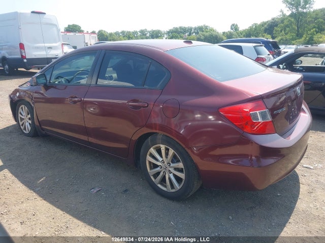 2012 Honda Civic Ex-l მანქანა იყიდება აუქციონზე, vin: 2HGFB2F98CH033111, აუქციონის ნომერი: 12649834
