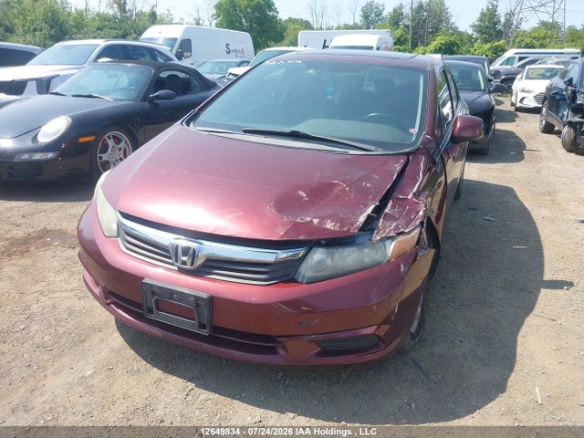 2012 Honda Civic Ex-l მანქანა იყიდება აუქციონზე, vin: 2HGFB2F98CH033111, აუქციონის ნომერი: 12649834