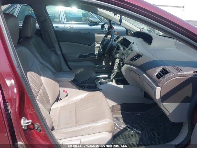 2012 Honda Civic Ex-l მანქანა იყიდება აუქციონზე, vin: 2HGFB2F98CH033111, აუქციონის ნომერი: 12649834