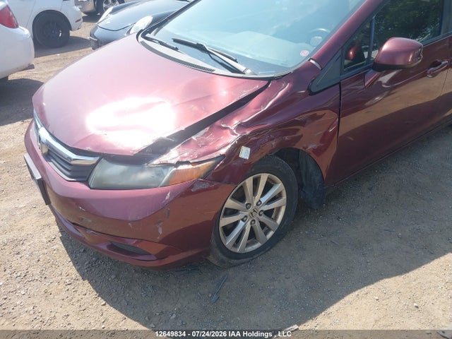 2012 Honda Civic Ex-l მანქანა იყიდება აუქციონზე, vin: 2HGFB2F98CH033111, აუქციონის ნომერი: 12649834