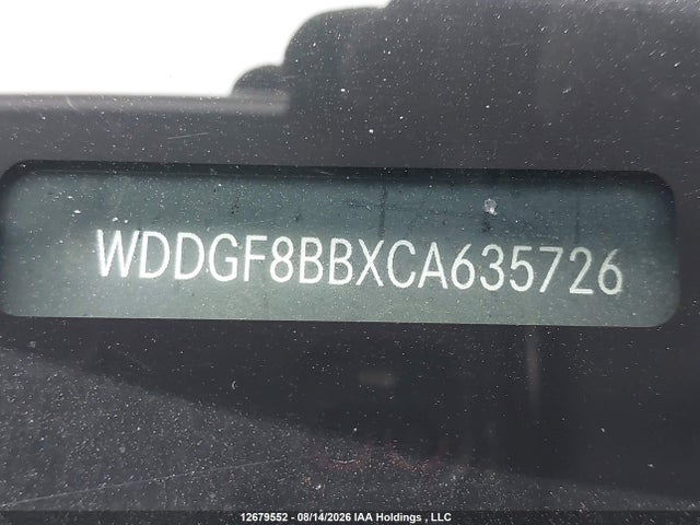 Aukcja sprzedaży 2012 Mercedes-benz C 300 4matic, vin: WDDGF8BBXCA635726, numer aukcji: 12679552