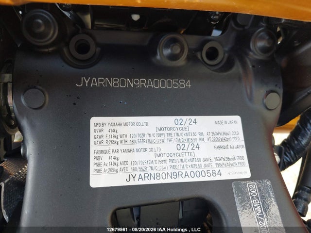 Yamaha XSR900 2024 JYARN80N9RA000584 Image 13