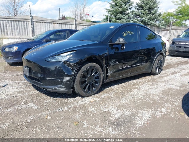2022 Tesla Model Y Long Range მანქანა იყიდება აუქციონზე, vin: 7SAYGDEE8NF337389, აუქციონის ნომერი: 12679580