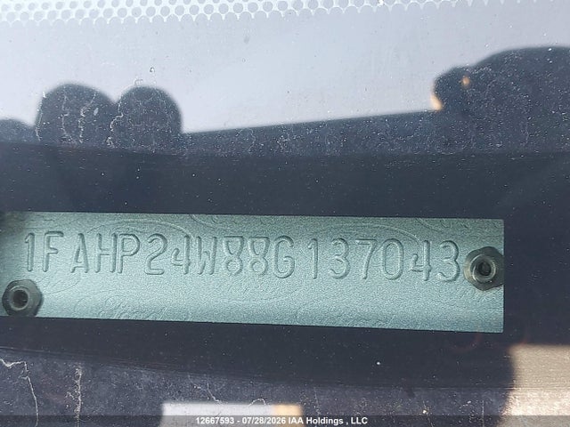 12667593 :رقم المزاد ، 1FAHP24W88G137043 vin ، 2008 Ford Taurus Sel مزاد بيع