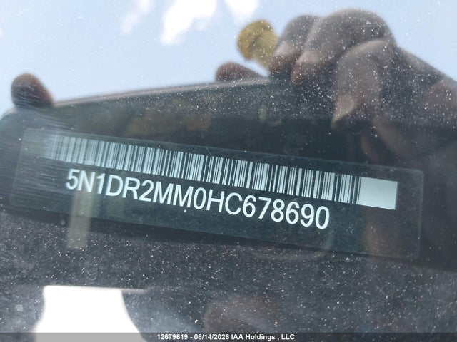 5N1DR2MM0HC678690 Nissan Pathfinder S/sv/sl/platinum