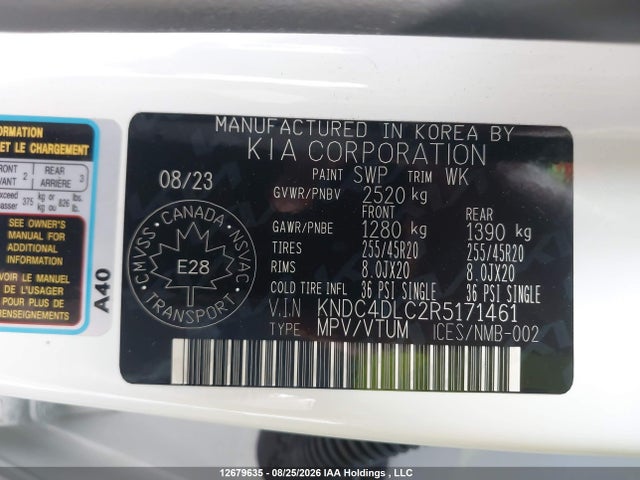 KIA EV6 2024 KNDC4DLC2R5171461 Image 9