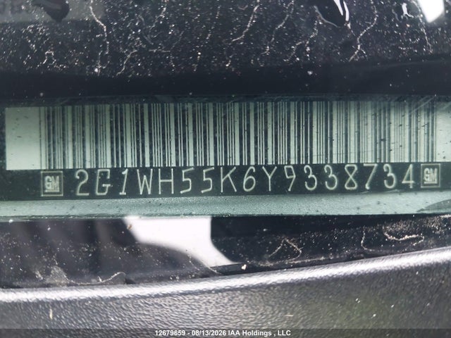 Aukcja sprzedaży 2000 Chevrolet Impala Ls, vin: 2G1WH55K6Y9338734, numer aukcji: 12679659