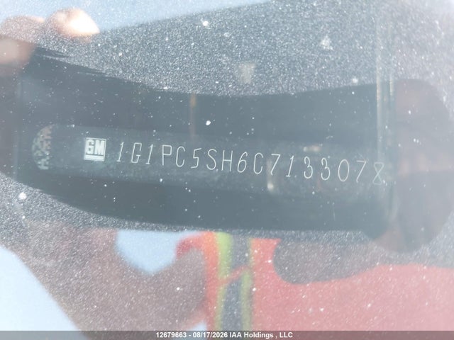 12679663 :رقم المزاد ، 1G1PC5SH6C7133078 vin ، 2012 Chevrolet Cruze Ls مزاد بيع