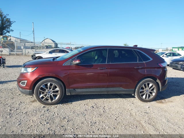 2016 Ford Edge Titanium მანქანა იყიდება აუქციონზე, vin: 2FMPK4K95GBC54996, აუქციონის ნომერი: 12679674