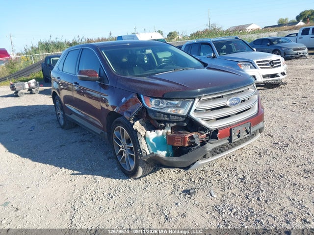 2016 Ford Edge Titanium მანქანა იყიდება აუქციონზე, vin: 2FMPK4K95GBC54996, აუქციონის ნომერი: 12679674