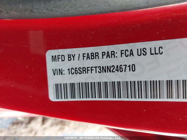 1C6SRFFT3NN246710 RAM 1500 Big Horn