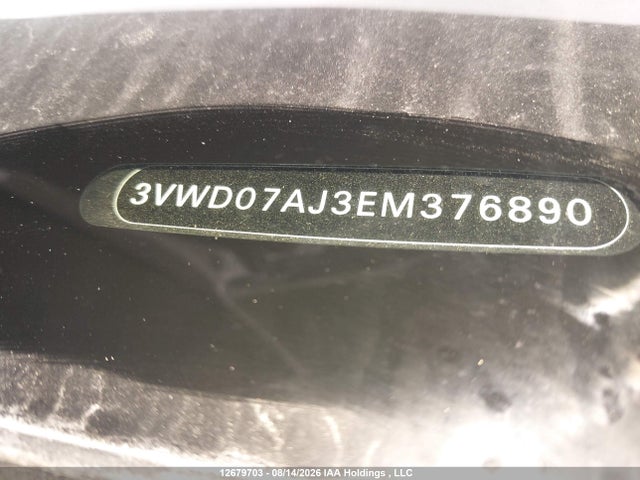 3VWD07AJ3EM376890 Volkswagen JETTA SE