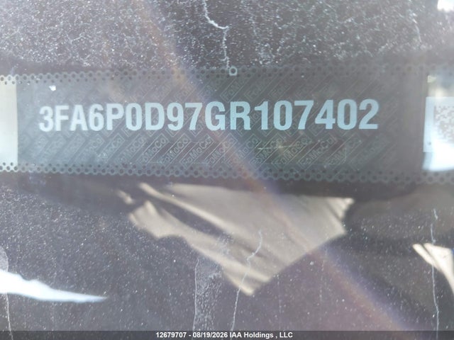 Продаж на аукціоні авто 2016 Ford Fusion Titanium, vin: 3FA6P0D97GR107402, номер лоту: 12679707
