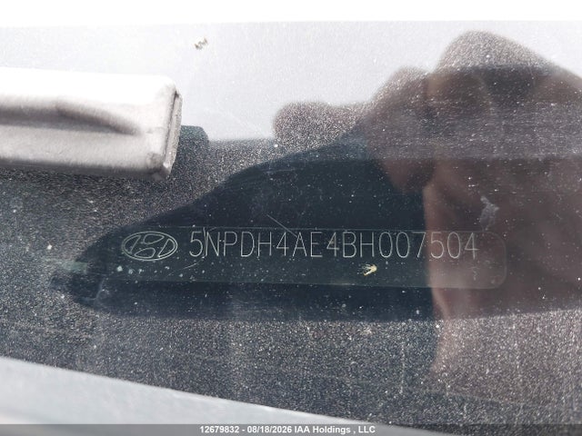Продаж на аукціоні авто 2011 Hyundai Elantra Gls/limited, vin: 5NPDH4AE4BH007504, номер лоту: 12679832