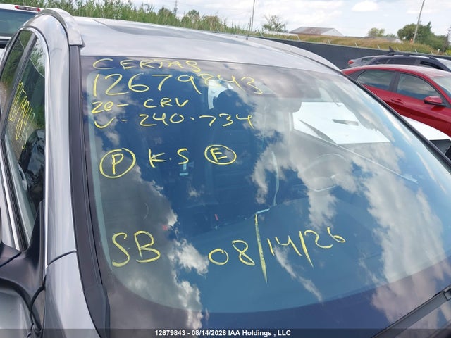 Auction sale of the 2020 Honda Cr-v Exl, vin: 2HKRW2H80LH240734, lot number: 12679843
