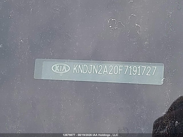 KNDJN2A20F7191727 KIA Soul Lx/lx+