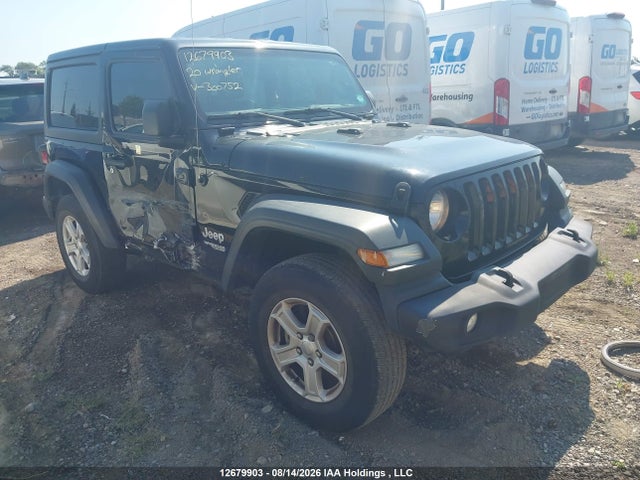 Продажа на аукционе авто 2020 Jeep Wrangler Sport S, vin: 1C4GJXAN0LW300752, номер лота: 12679903