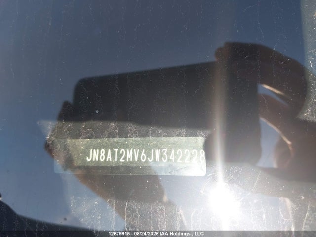 12679915 :رقم المزاد ، JN8AT2MV6JW342228 vin ، 2018 Nissan Rogue مزاد بيع