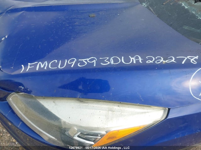 2013 Ford Escape Titanium მანქანა იყიდება აუქციონზე, vin: 1FMCU9J93DUA22278, აუქციონის ნომერი: 12679921