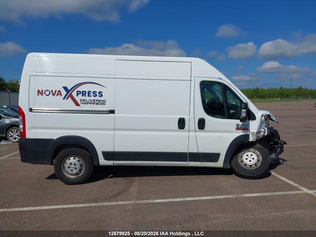 12679925 :رقم المزاد ، 3C6LRVCG1NE116743 vin ، 2022 Ram Promaster 2500 2500 High مزاد بيع