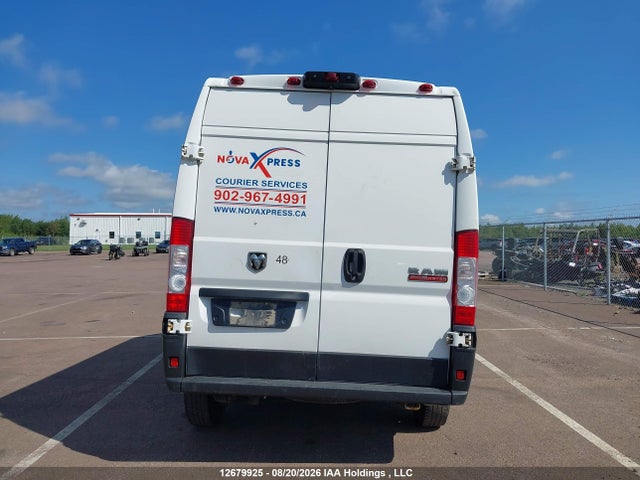12679925 :رقم المزاد ، 3C6LRVCG1NE116743 vin ، 2022 Ram Promaster 2500 2500 High مزاد بيع