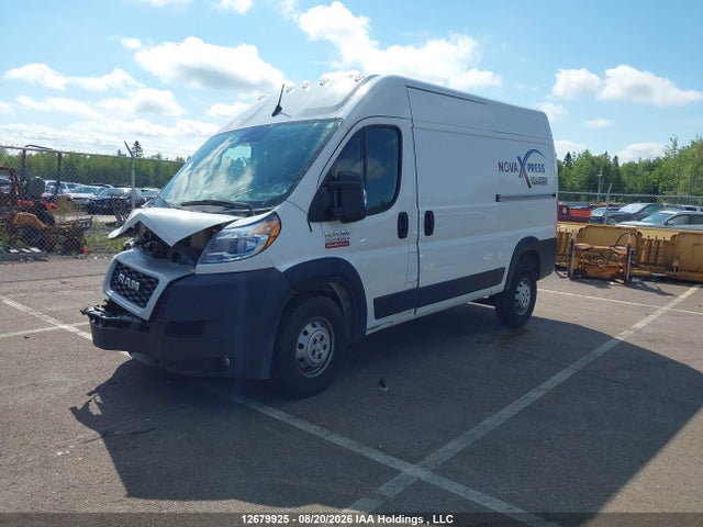 12679925 :رقم المزاد ، 3C6LRVCG1NE116743 vin ، 2022 Ram Promaster 2500 2500 High مزاد بيع