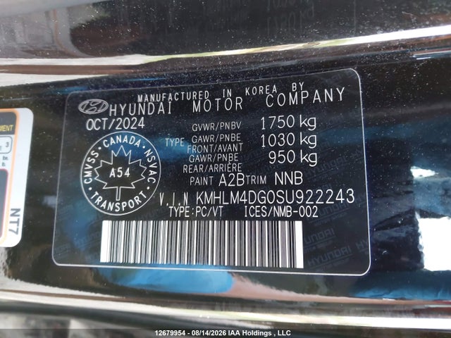 2025 Hyundai Elantra მანქანა იყიდება აუქციონზე, vin: KMHLM4DG0SU922243, აუქციონის ნომერი: 12679954