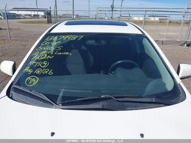 12679987 :رقم المزاد ، JA32U2FU3AU602015 vin ، 2010 Mitsubishi Lancer Es/es Sport مزاد بيع