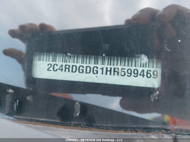 Aukcja sprzedaży 2017 Dodge Grand Caravan Crew, vin: 2C4RDGDG1HR599469, numer aukcji: 12680001