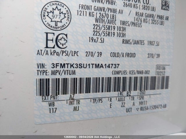 Ford Mustang Mach-e Premium 2026 3FMTK3SU1TMA14737 Image 9