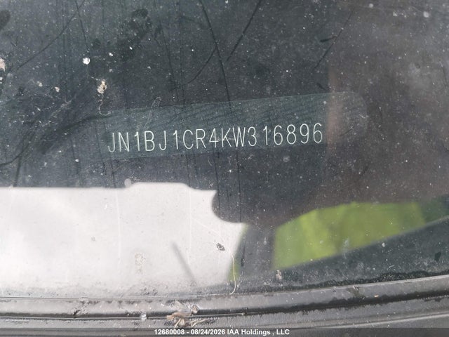 JN1BJ1CR4KW316896 Nissan Qashqai S/sl/sv
