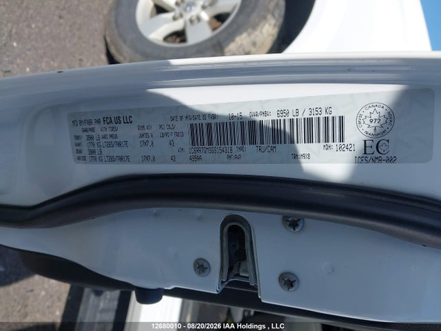 RAM 1500 Slt 2016 1C6RR7GM3GS154318 Image 19