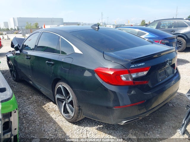 12680023 :رقم المزاد ، 1HGCV1F3XKA807601 vin ، 2019 Honda Accord Sport 1.5t مزاد بيع