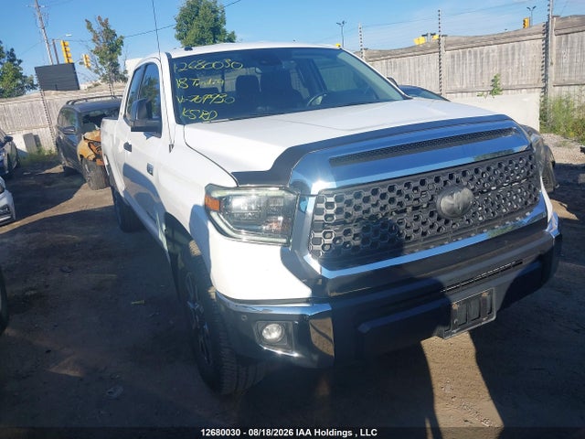 12680030 :رقم المزاد ، 5TFUY5F15JX709930 vin ، 2018 Toyota Tundra Sr5 Plus 5.7l V8 مزاد بيع