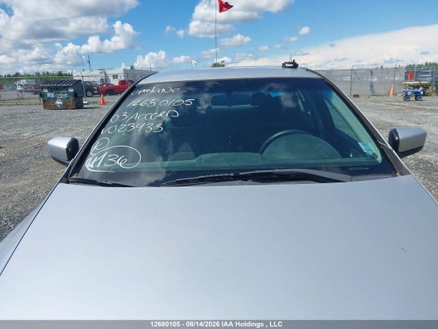 Aukcja sprzedaży 2003 Honda Accord Lx, vin: 1HGCM55333A023435, numer aukcji: 12680105