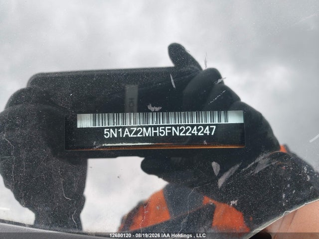 5N1AZ2MH5FN224247 Nissan Murano S/sl/sv/platinum