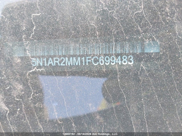 Aukcja sprzedaży 2015 Nissan Pathfinder S/sv/sl/platinum, vin: 5N1AR2MM1FC699483, numer aukcji: 12680192