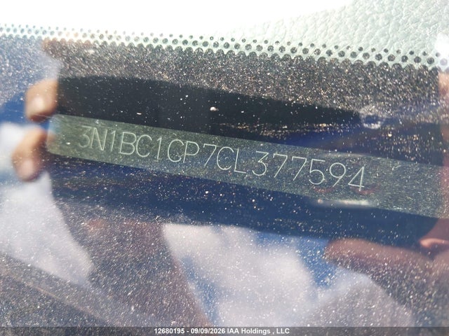Aukcja sprzedaży 2012 Nissan Versa 1.8 S, vin: 3N1BC1CP7CL377594, numer aukcji: 12680195