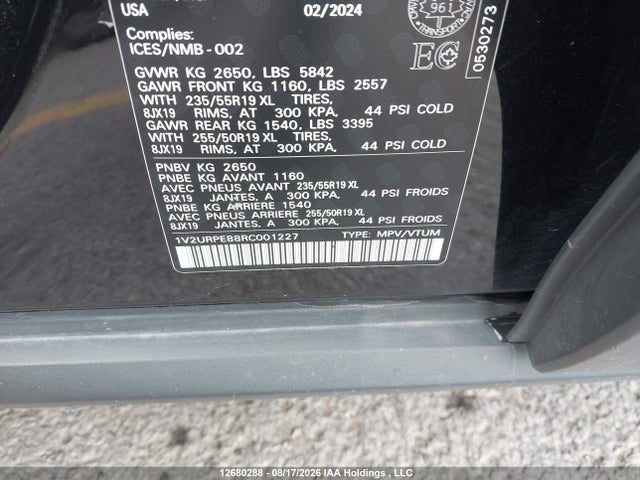 1V2URPE88RC001227 Volkswagen ID.4 PRO