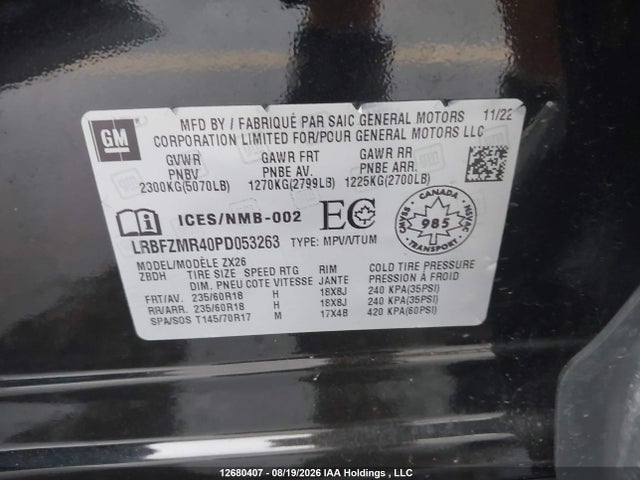 Buick Envision Preferred 2023 LRBFZMR40PD053263 Image 18