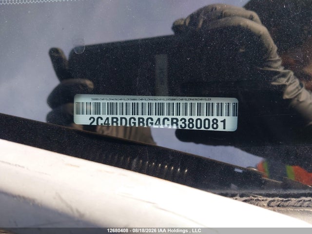 Продаж на аукціоні авто 2012 Dodge Grand Caravan Se, vin: 2C4RDGBG4CR380081, номер лоту: 12680408