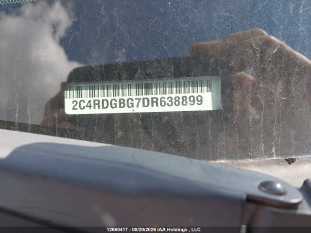 12680417 :رقم المزاد ، 2C4RDGBG7DR638899 vin ، 2013 Dodge Grand Caravan مزاد بيع