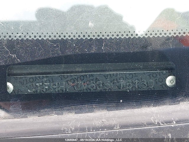 Aukcja sprzedaży 2003 Toyota Rav4, vin: JTEHH20V636076130, numer aukcji: 12680447