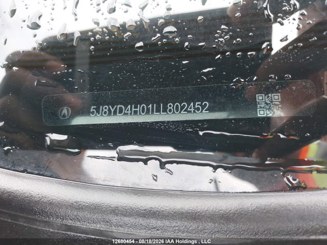 5J8YD4H01LL802452 Acura MDX A-SPEC