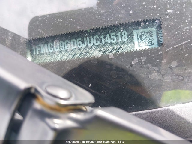 Ford ESCAPE SE 2018 1FMCU9GD5JUC14518 Image 18
