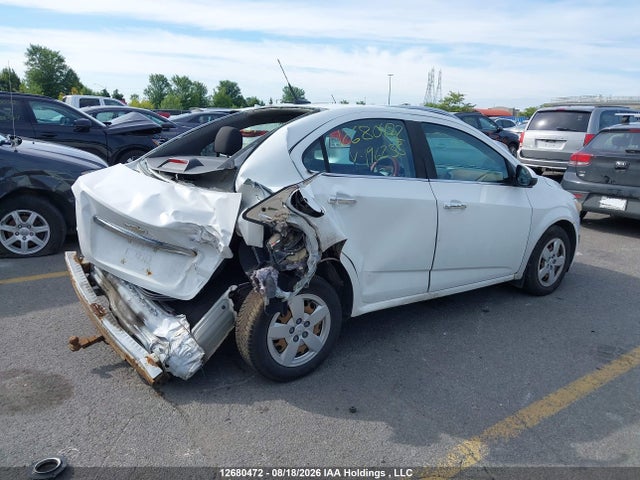 2012 Chevrolet Sonic Lt მანქანა იყიდება აუქციონზე, vin: 1G1JC5EH5C4196238, აუქციონის ნომერი: 12680472