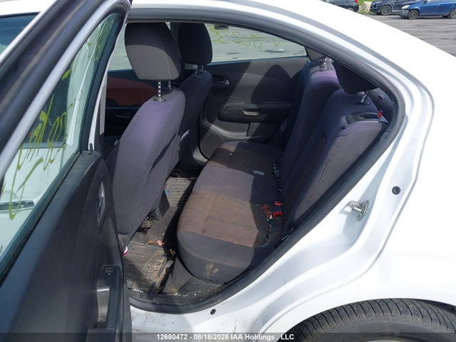 2012 Chevrolet Sonic Lt მანქანა იყიდება აუქციონზე, vin: 1G1JC5EH5C4196238, აუქციონის ნომერი: 12680472