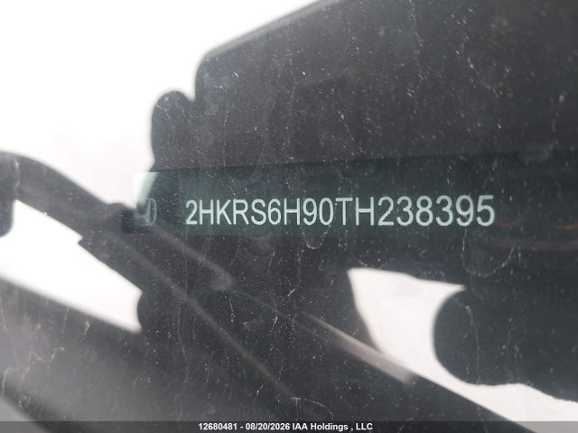 2026 Honda Cr-v Touring Hybrid მანქანა იყიდება აუქციონზე, vin: 2HKRS6H90TH238395, აუქციონის ნომერი: 12680481