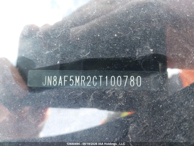 Продаж на аукціоні авто 2012 Nissan Juke S/sv/sl, vin: JN8AF5MR2CT100780, номер лоту: 12680494
