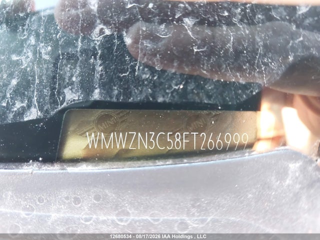 Aukcja sprzedaży 2015 Mini Convertible Cooper, vin: WMWZN3C58FT266999, numer aukcji: 12680534